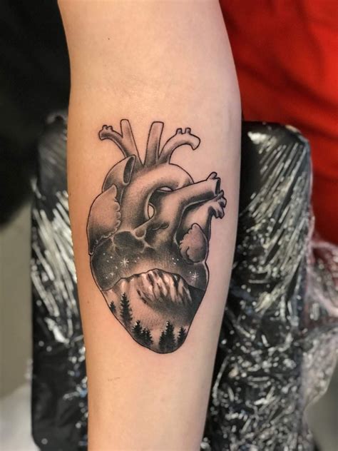 heart tattoos for guys|realistic heart tattoo outline.